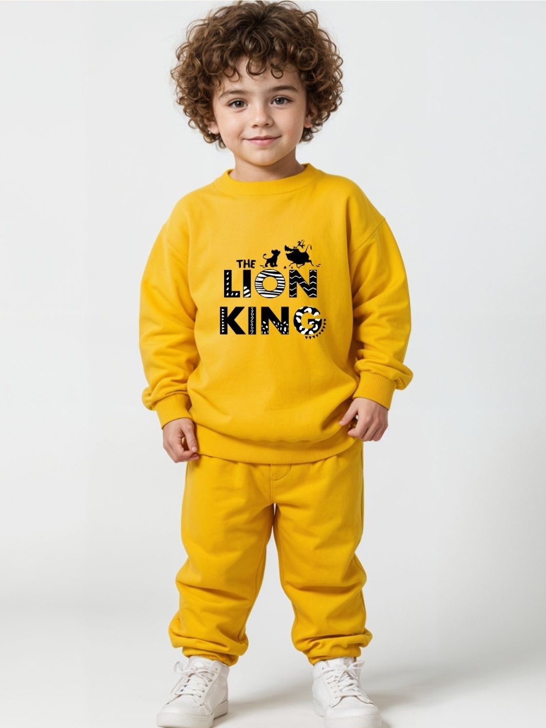

x2o Unisex Kids Printed Pyjamas, Yellow