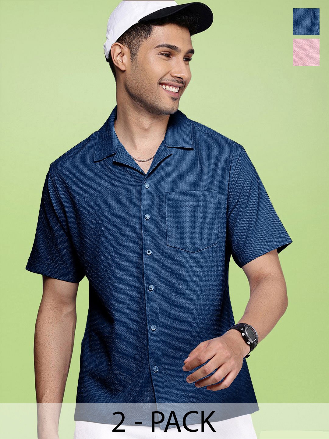 

Moda Rapido Men Standard Opaque Casual Shirt, Multi