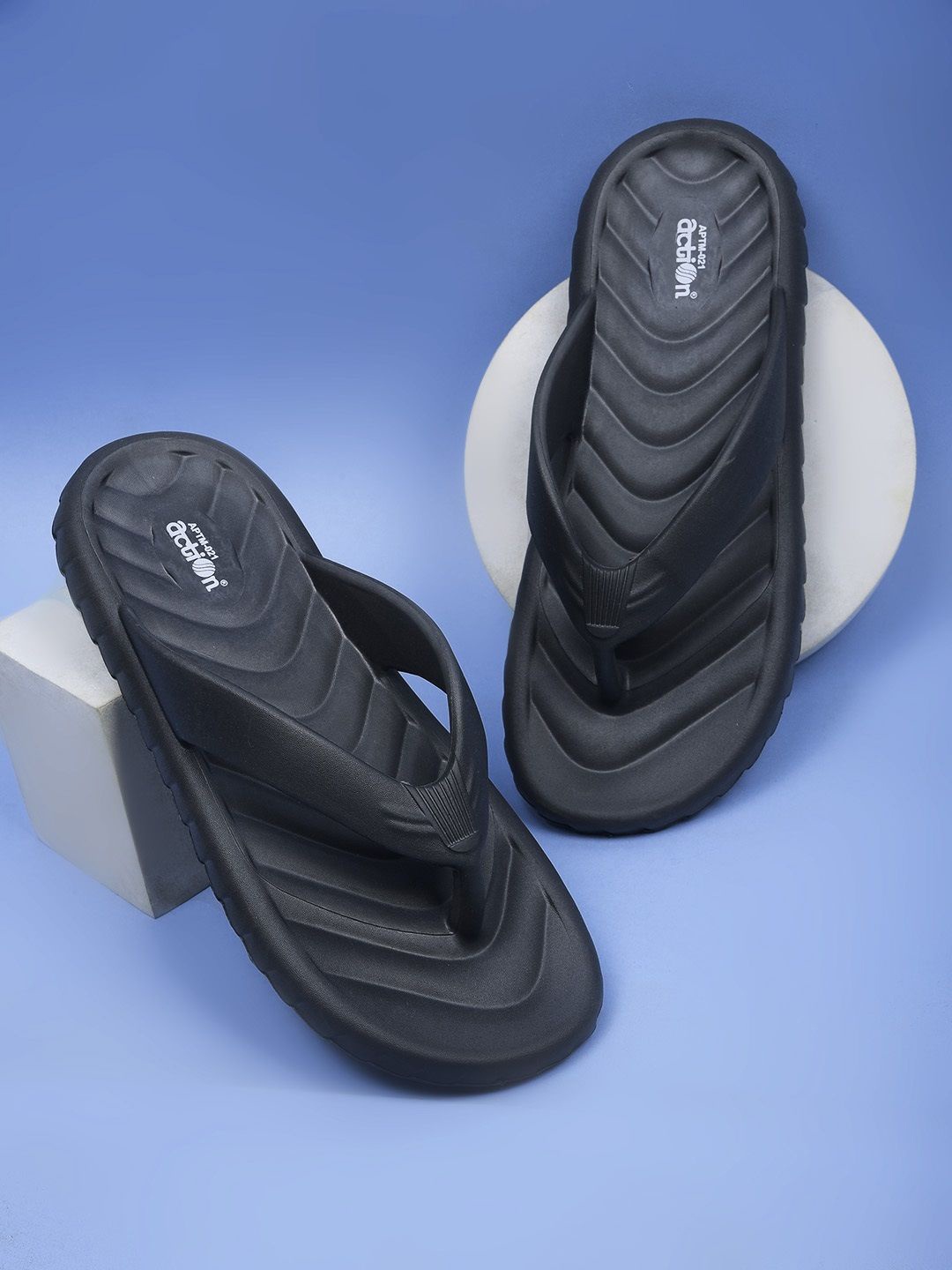 

Action Men Thong Flip-Flops, Grey