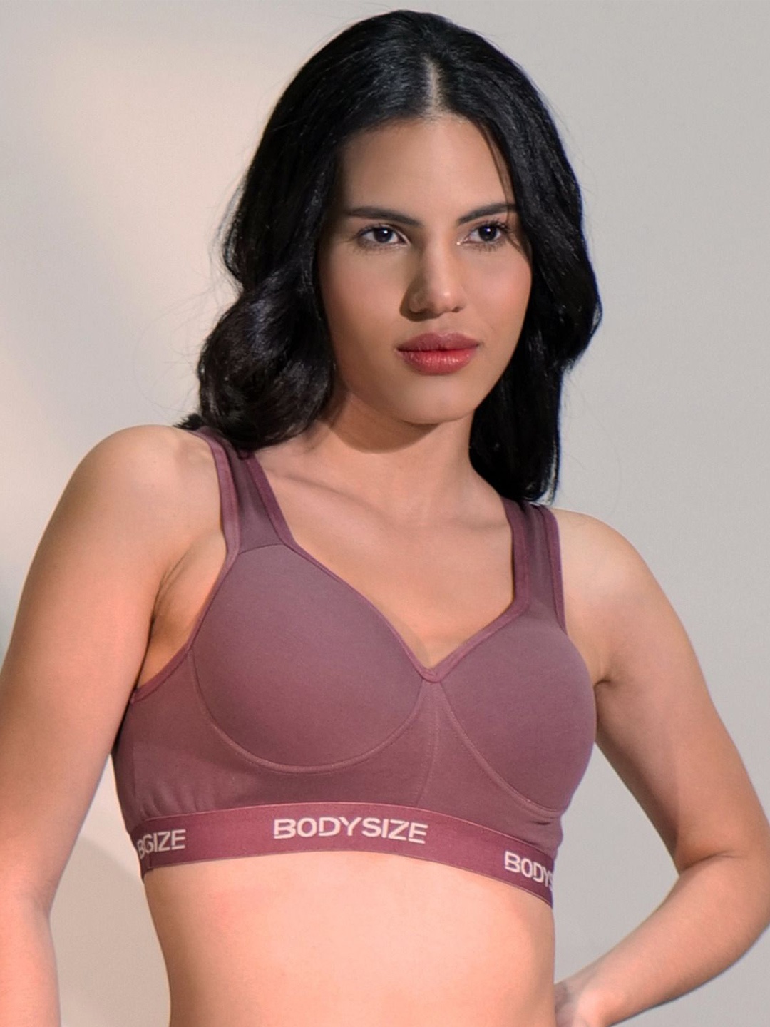 

BODYSIZE Bra Full Coverage Heavily Padded, Purple