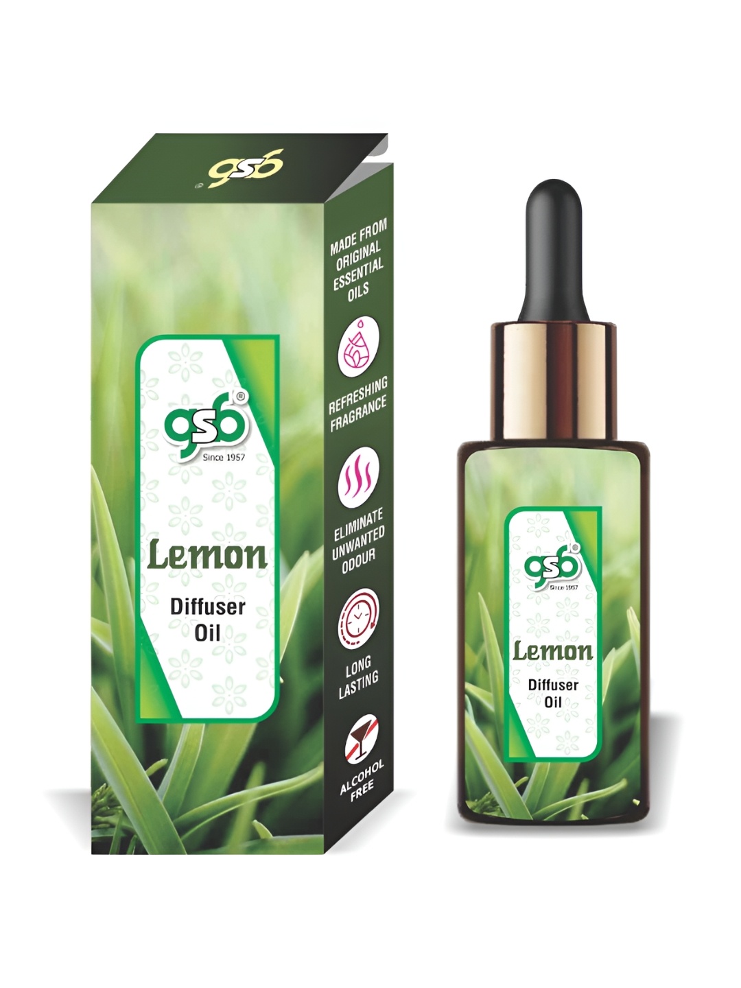 

GSB Transparent Lemon Diffuser Oil - 15 ml