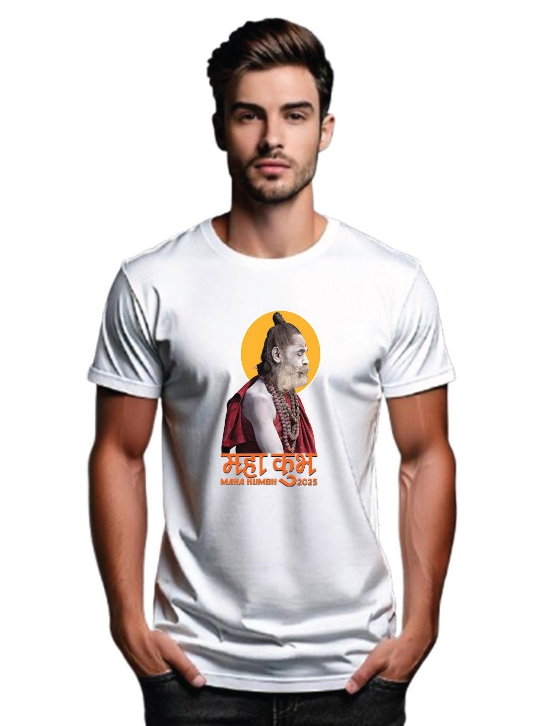 

Tantra Men Printed T-shirt, White