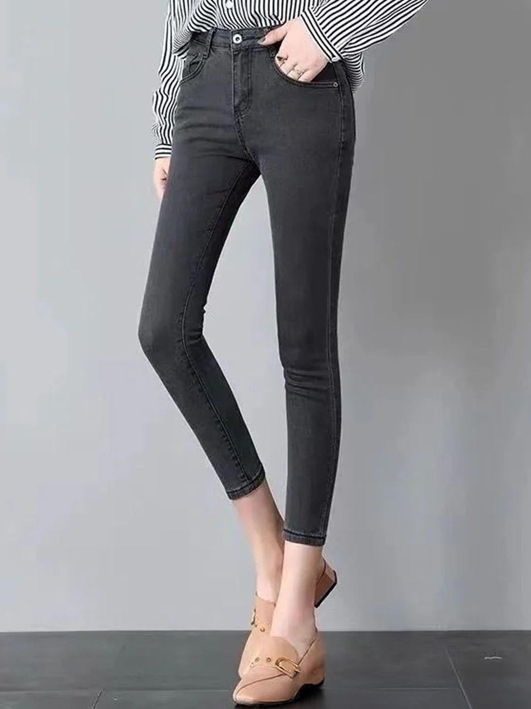 

StyleCast Women Regular Fit Jeans, Grey