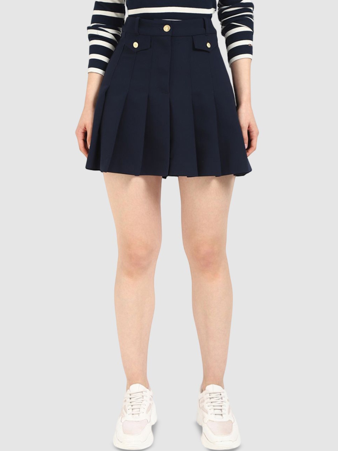 

Tommy Hilfiger Flared Mini Skirt, Navy blue