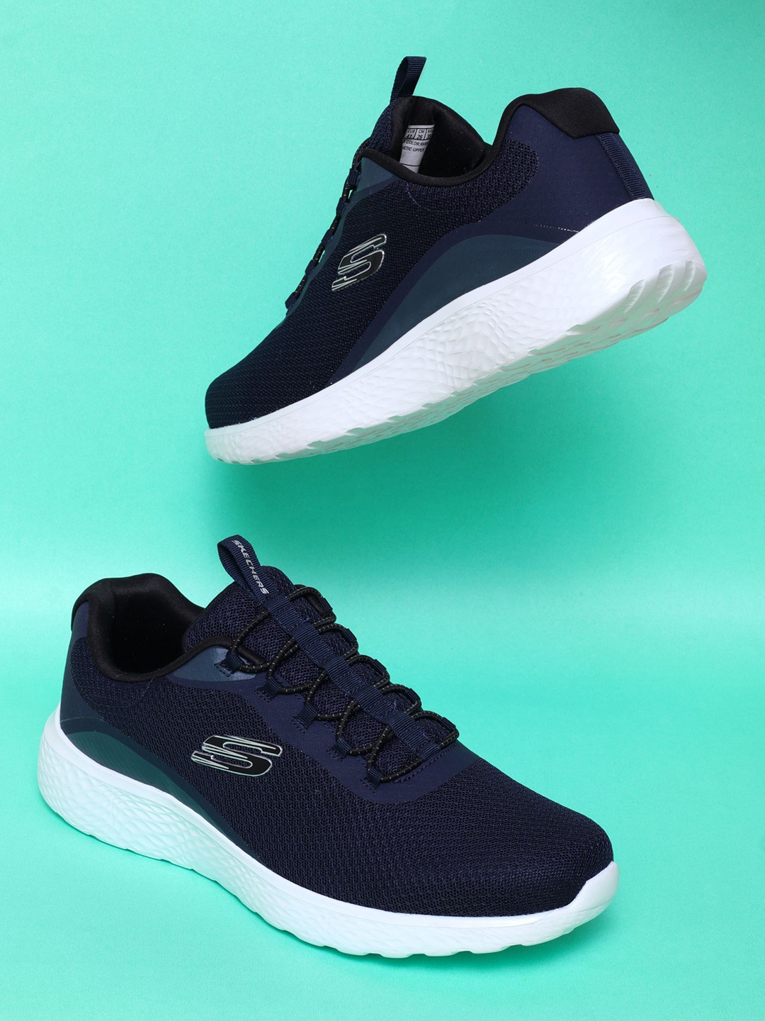

Skechers Men Non-Marking Lace-Ups Sports Shoes, Navy blue