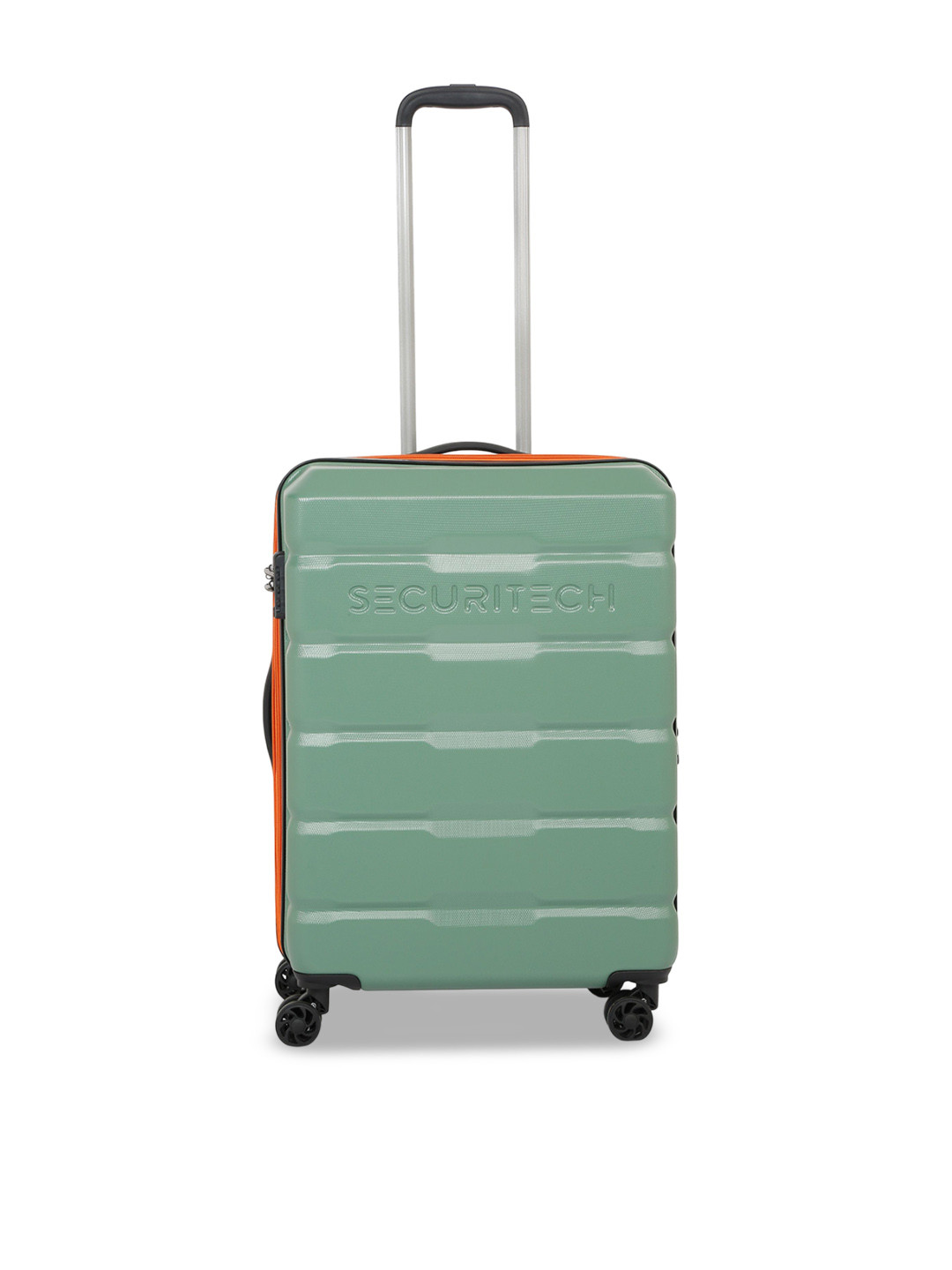 

SECURITECH CITADEL Expandable Hard-Sided Medium Trolley Bag, Green