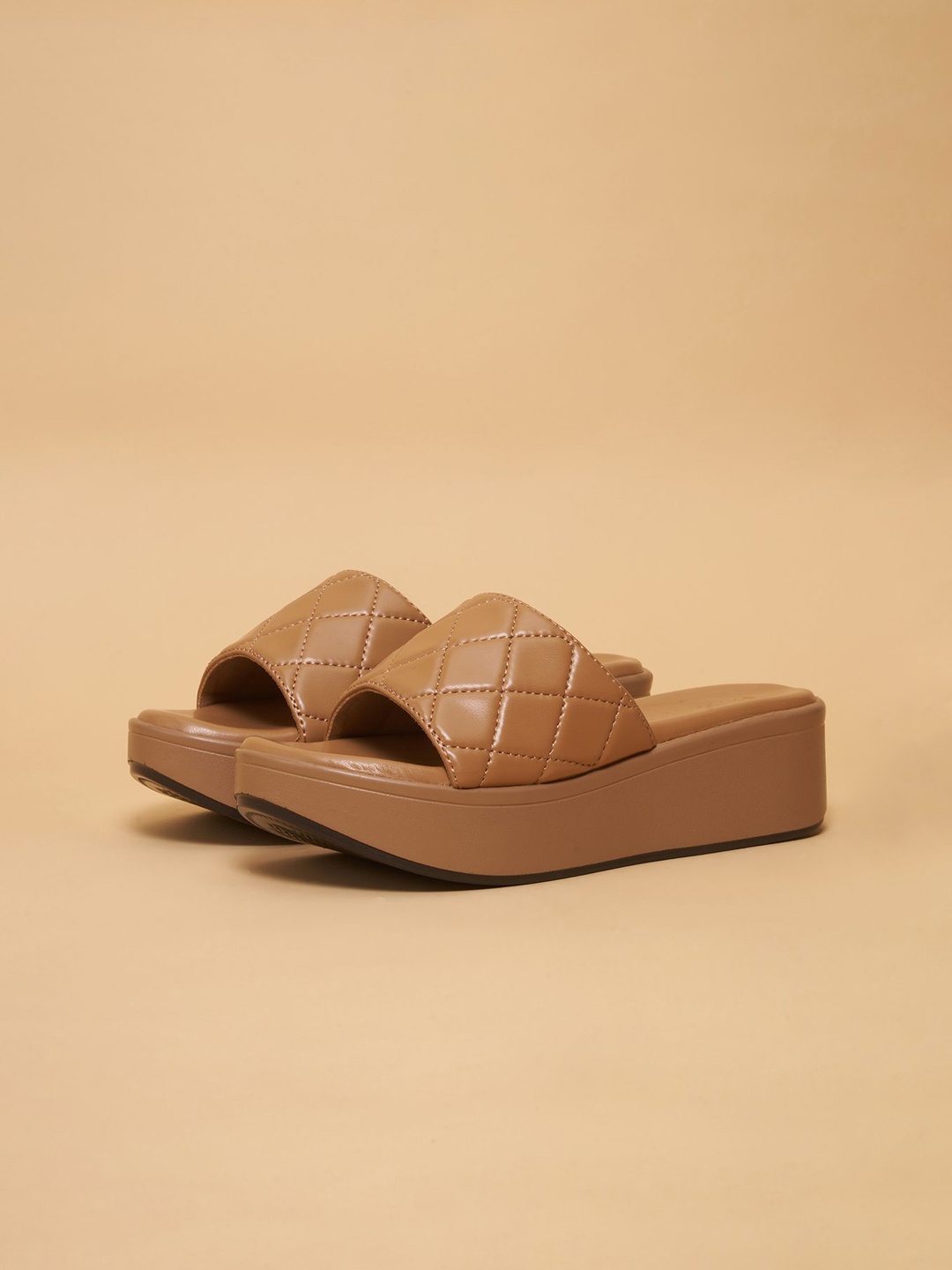 

ERIDANI Wedge Sandals, Beige