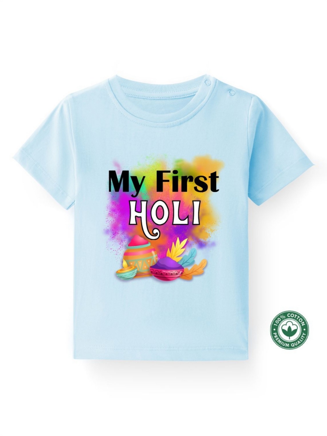 

BLUSHES Kids Printed T-shirt, Blue
