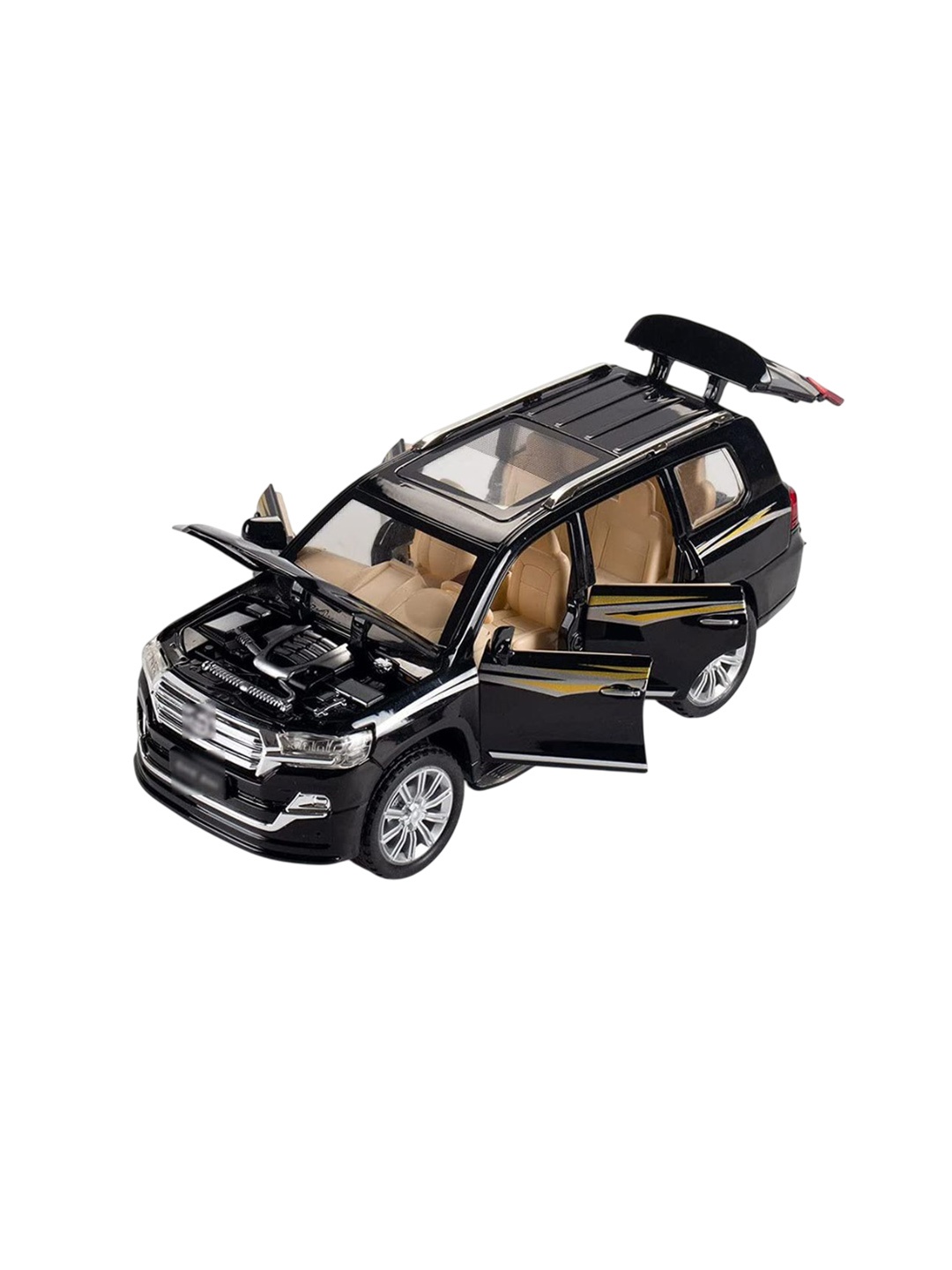

PINQUE Kids Metal Car Toy Vehicle, Black