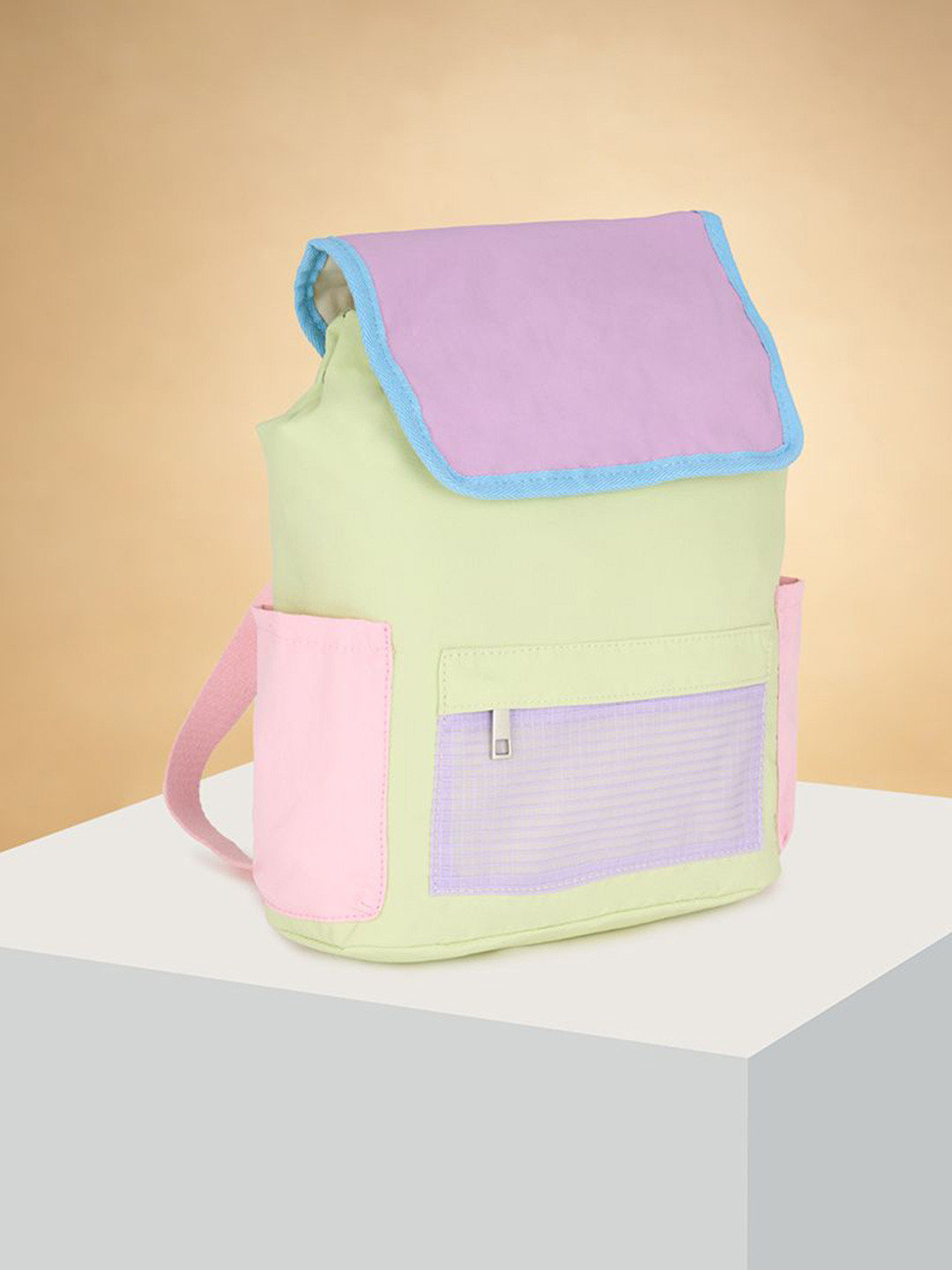 

Pantaloons Junior Girls Colourblocked Backpack, Green