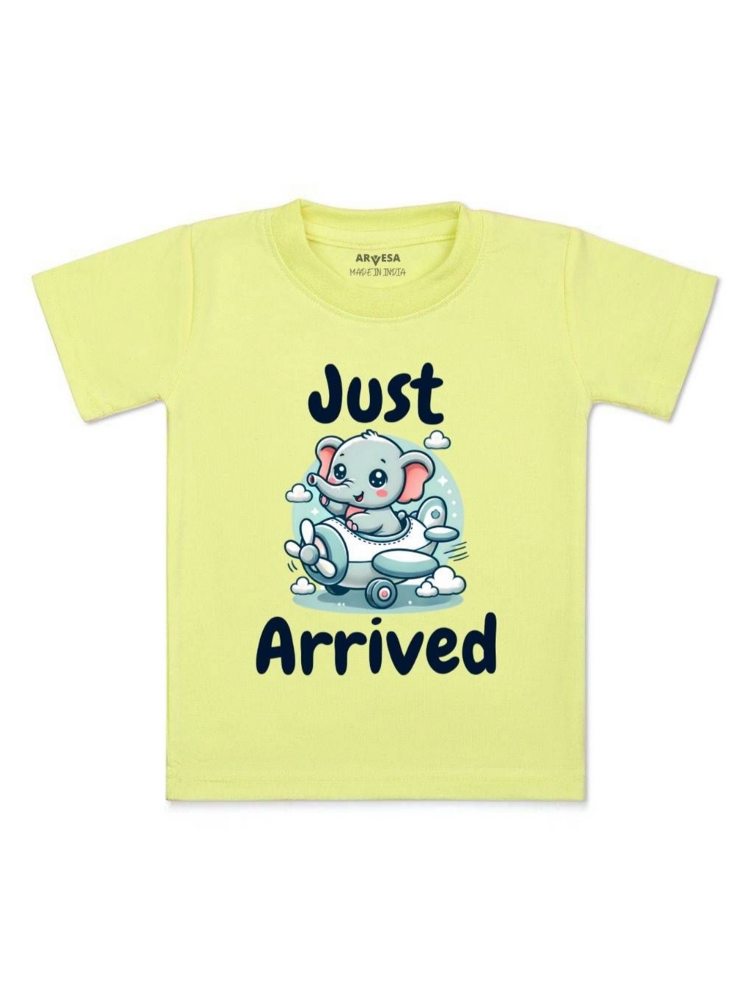 

Arvesa One Month Baby Boy Printed Kids Tshirt, Yellow