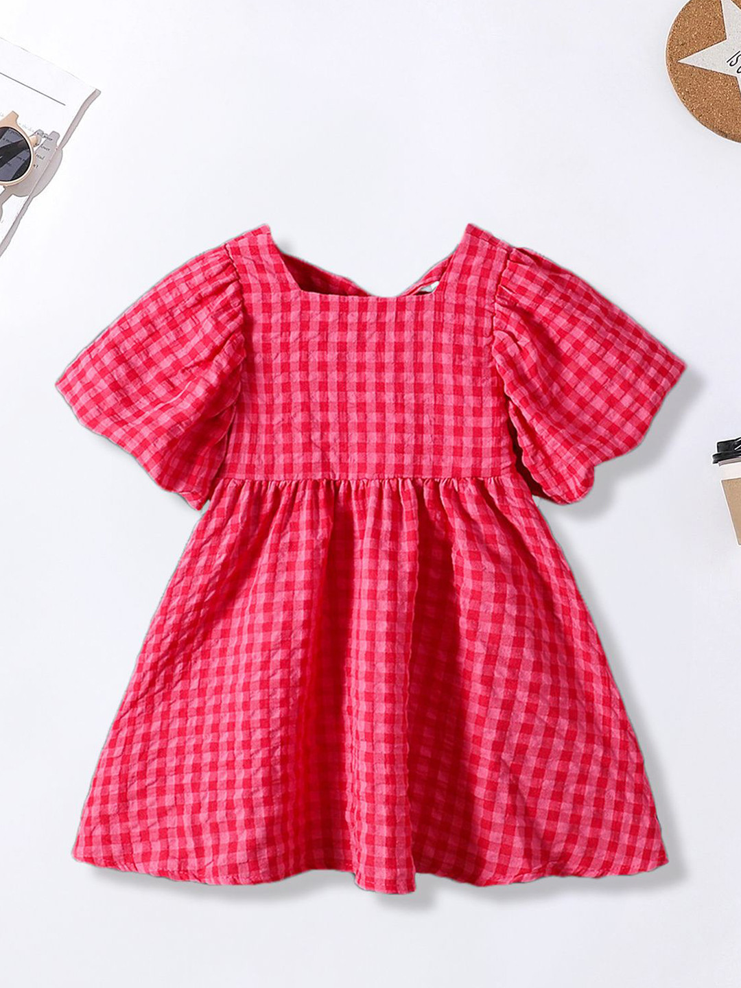 

FOREVER FRIDAY Print A-Line Dress, Pink