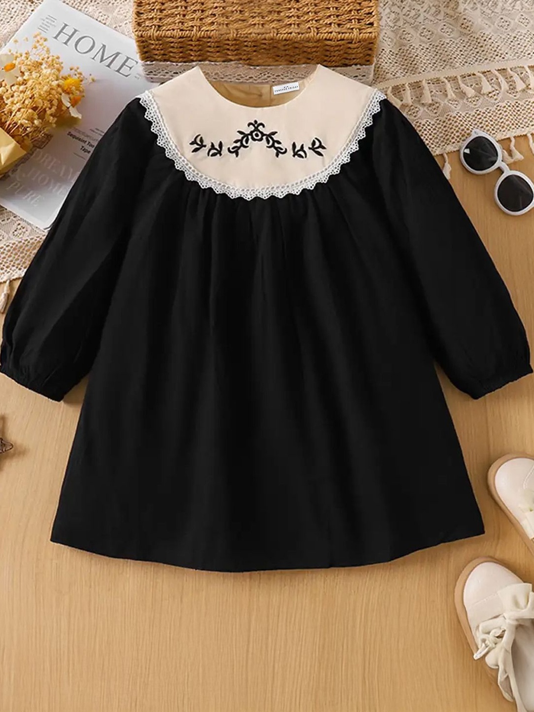 

FOREVER FRIDAY A-Line Dress, Black