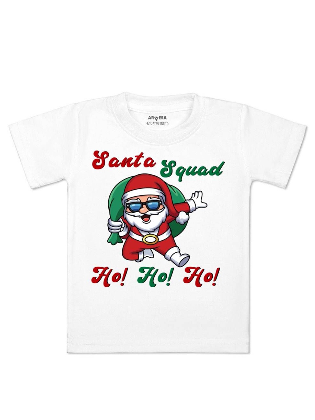 

Arvesa First Christmas Printed Kids Unisex T-shirt, White