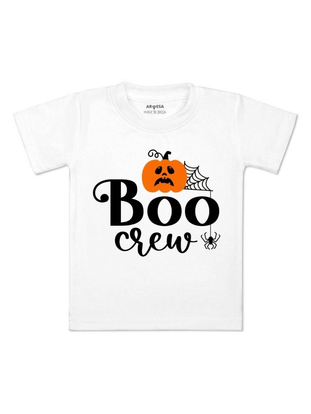 

Arvesa First Halloween Printed Kids Unisex T-shirt, White