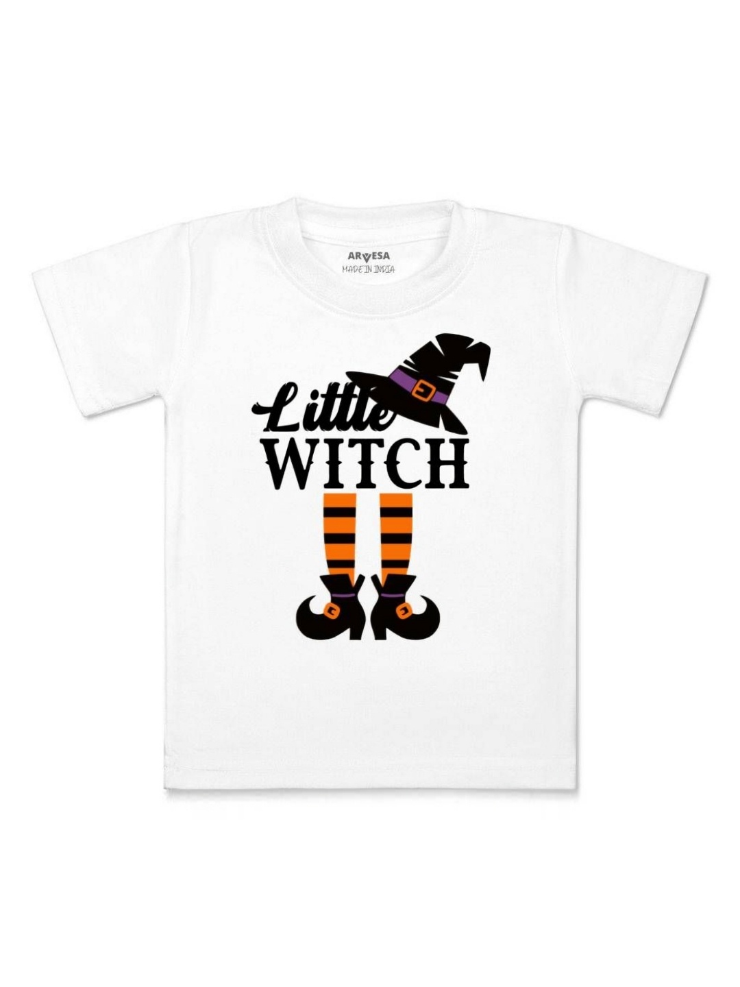 

Arvesa First Halloween Printed Kids Unisex T-shirt, White