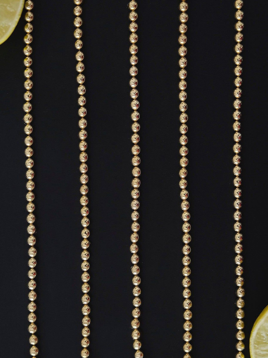 

Anushka Jain Jewellery Women 925 Sterling Silver Gold-Plated Wraparound Tennis Bracelet