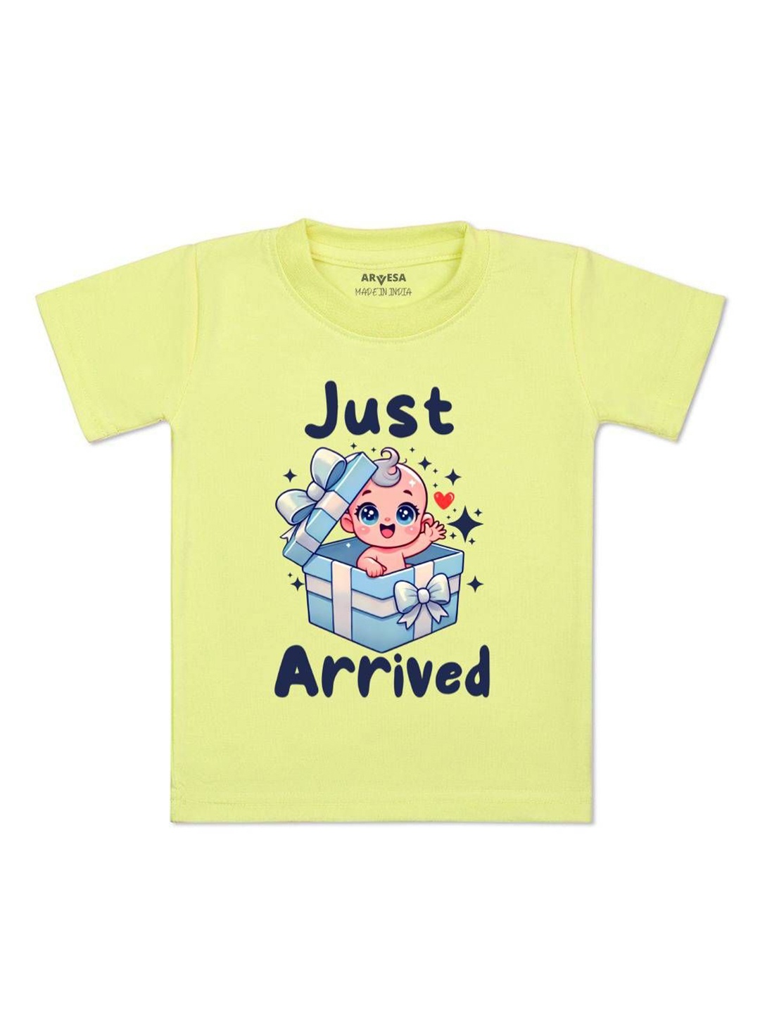 

Arvesa One Month Baby Boy Printed Kids Tshirt, Yellow