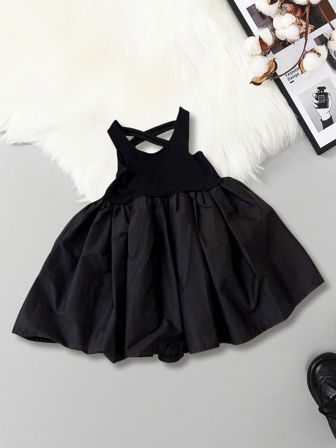 

FOREVER FRIDAY A-Line Dress, Black