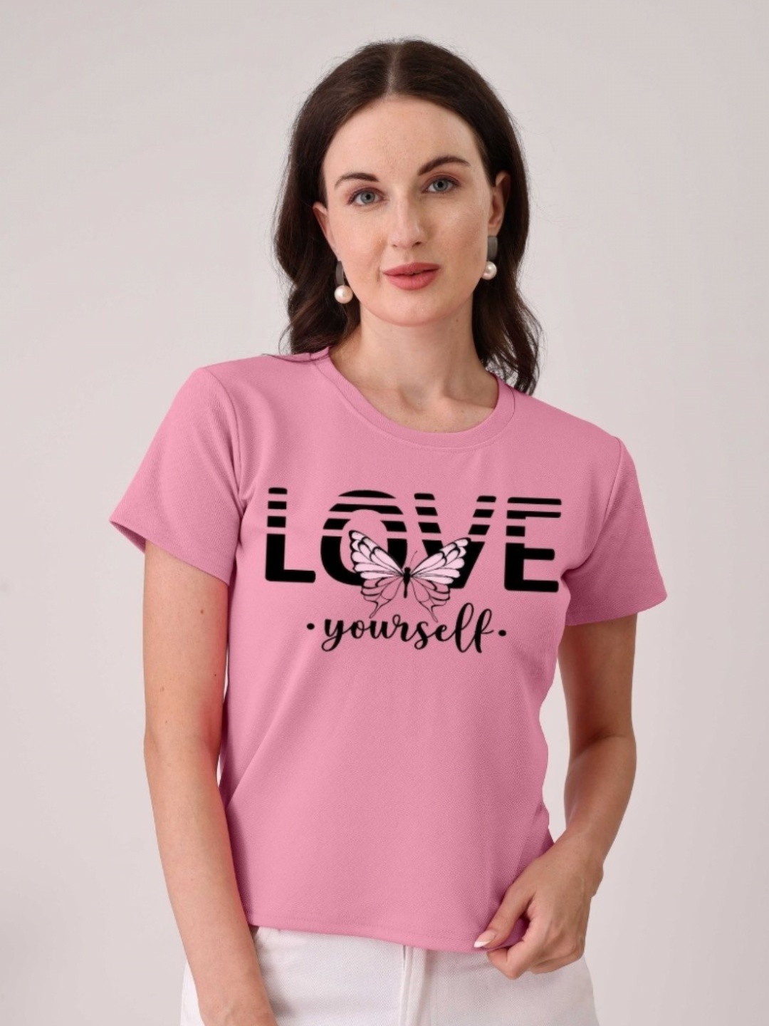 

Moda Rapido Women Printed T-shirt, Pink