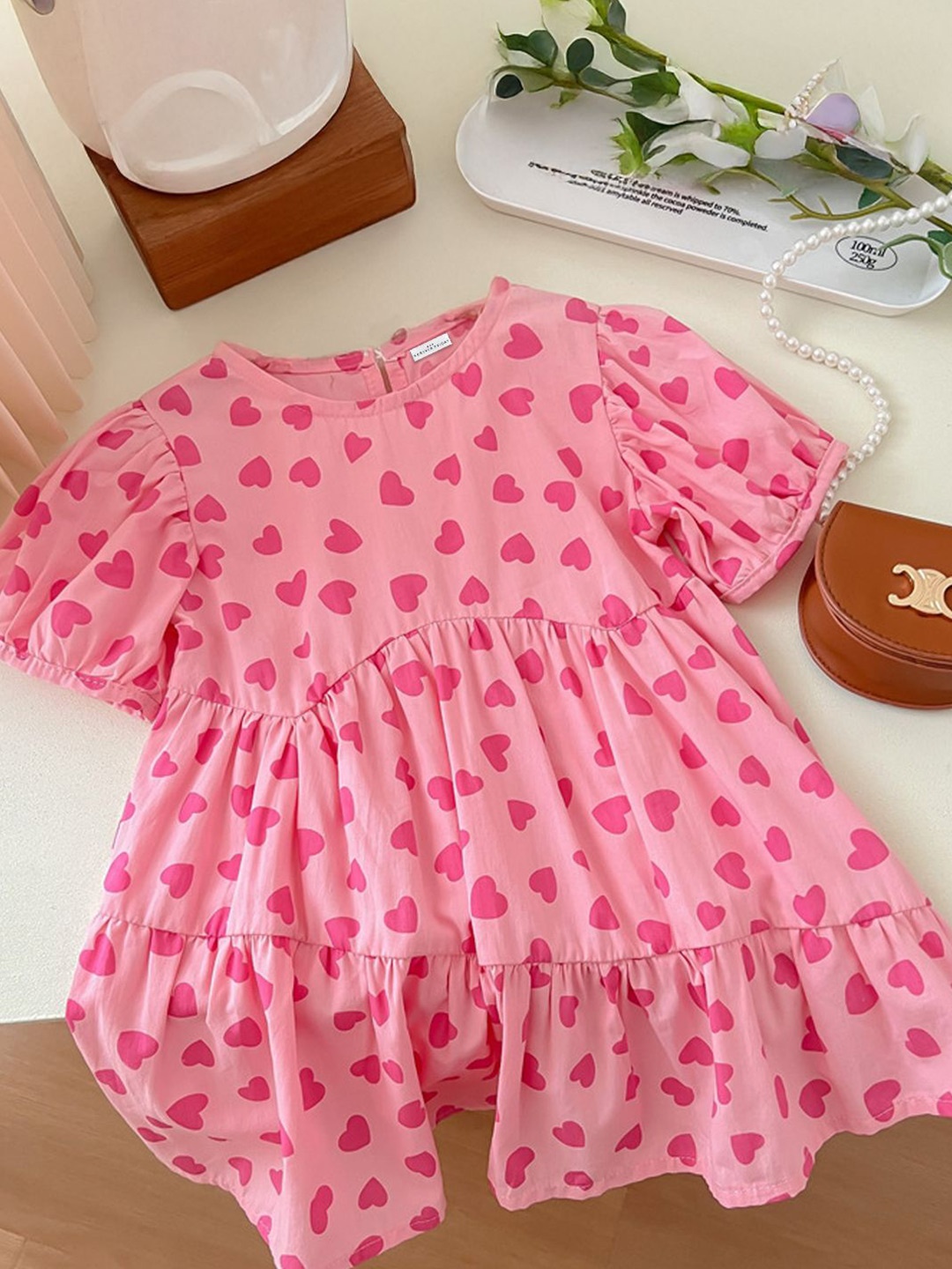 

FOREVER FRIDAY Print A-Line Dress, Pink