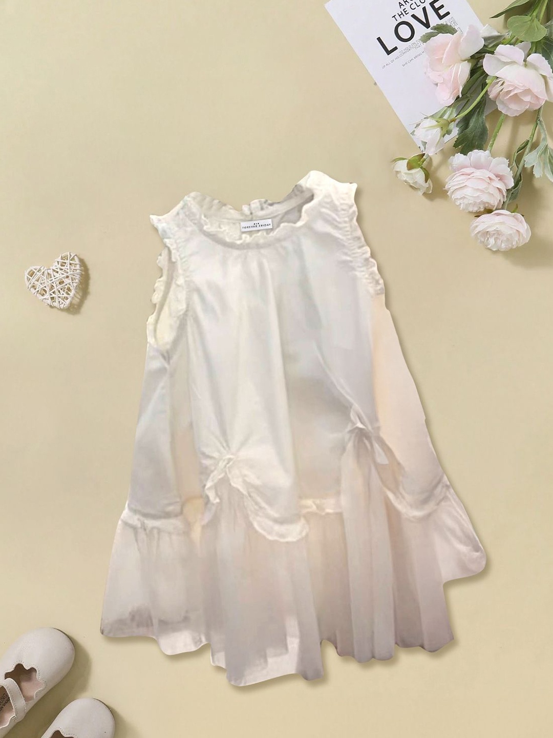 

FOREVER FRIDAY A-Line Dress, White
