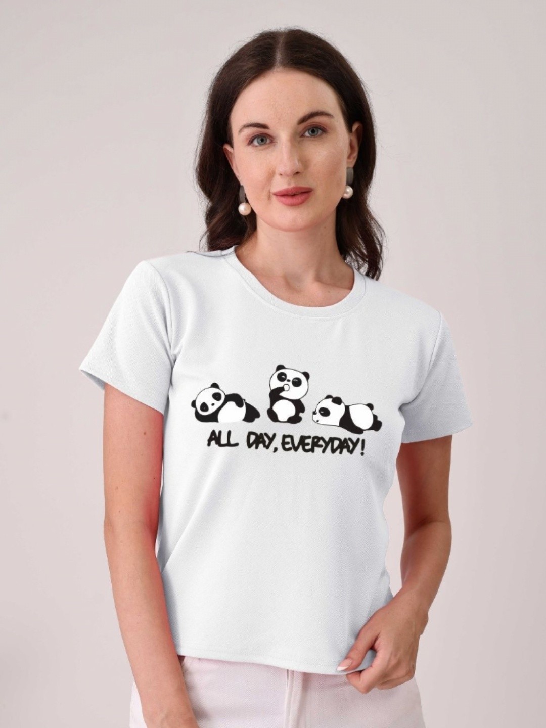 

Moda Rapido Women Printed T-shirt, White