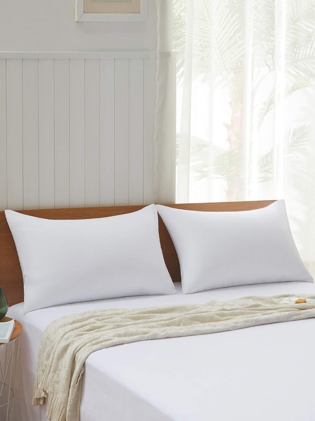 

ACTOS White 2 Pieces Microfiber Ultra Soft Sleep Pillows