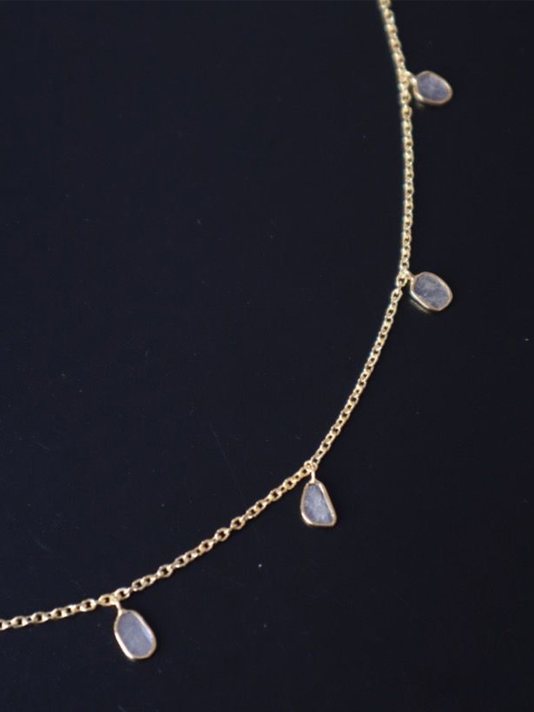 

Anushka Jain Jewellery Sterling Silver Gold-Plated Handcrafted Necklace