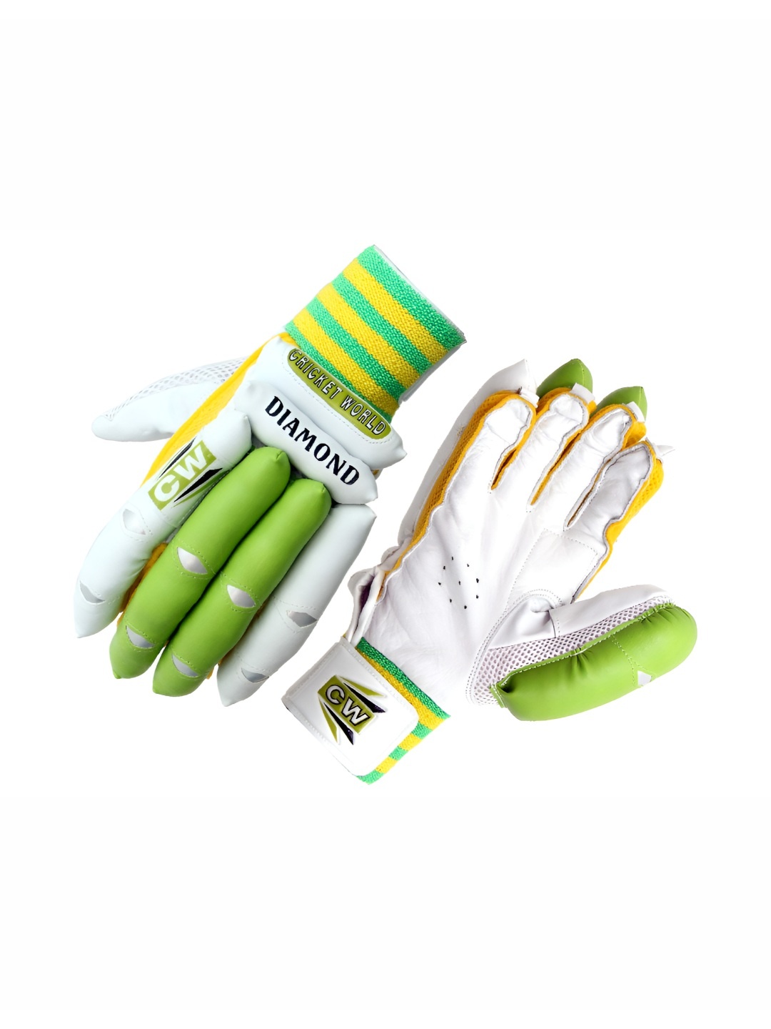 

CW Diamond Air flow gusset Cricket Batting Gloves, White