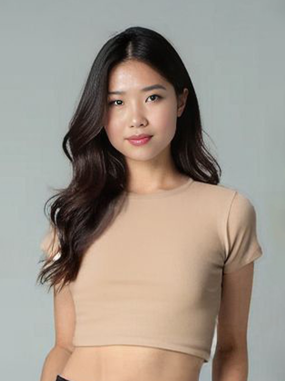 

sollobell Cotton Crop Top, Beige