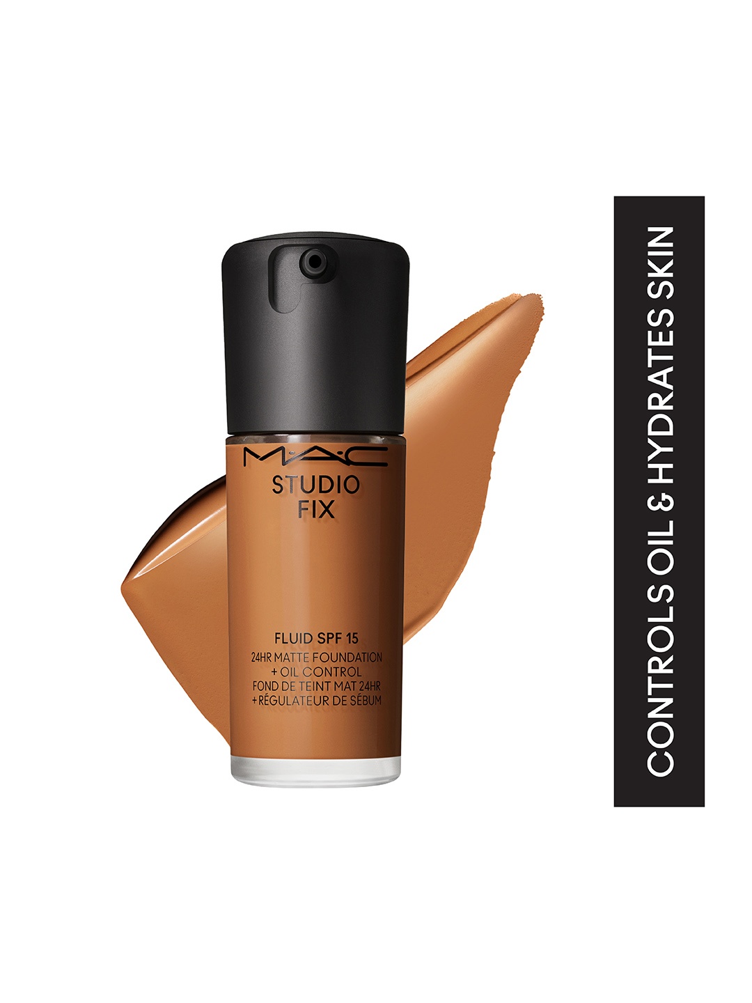 

M.A.C Studio Fix Fluid SPF 15 24Hr + Oil Control Matte Foundation 30 ml - Shade NC47, Brown