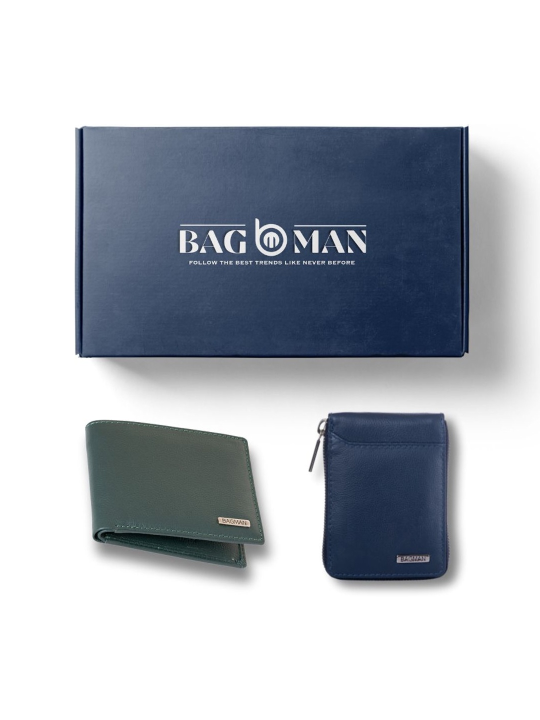 

BAGMAN Unisex Accessory Gift Set of, Brown