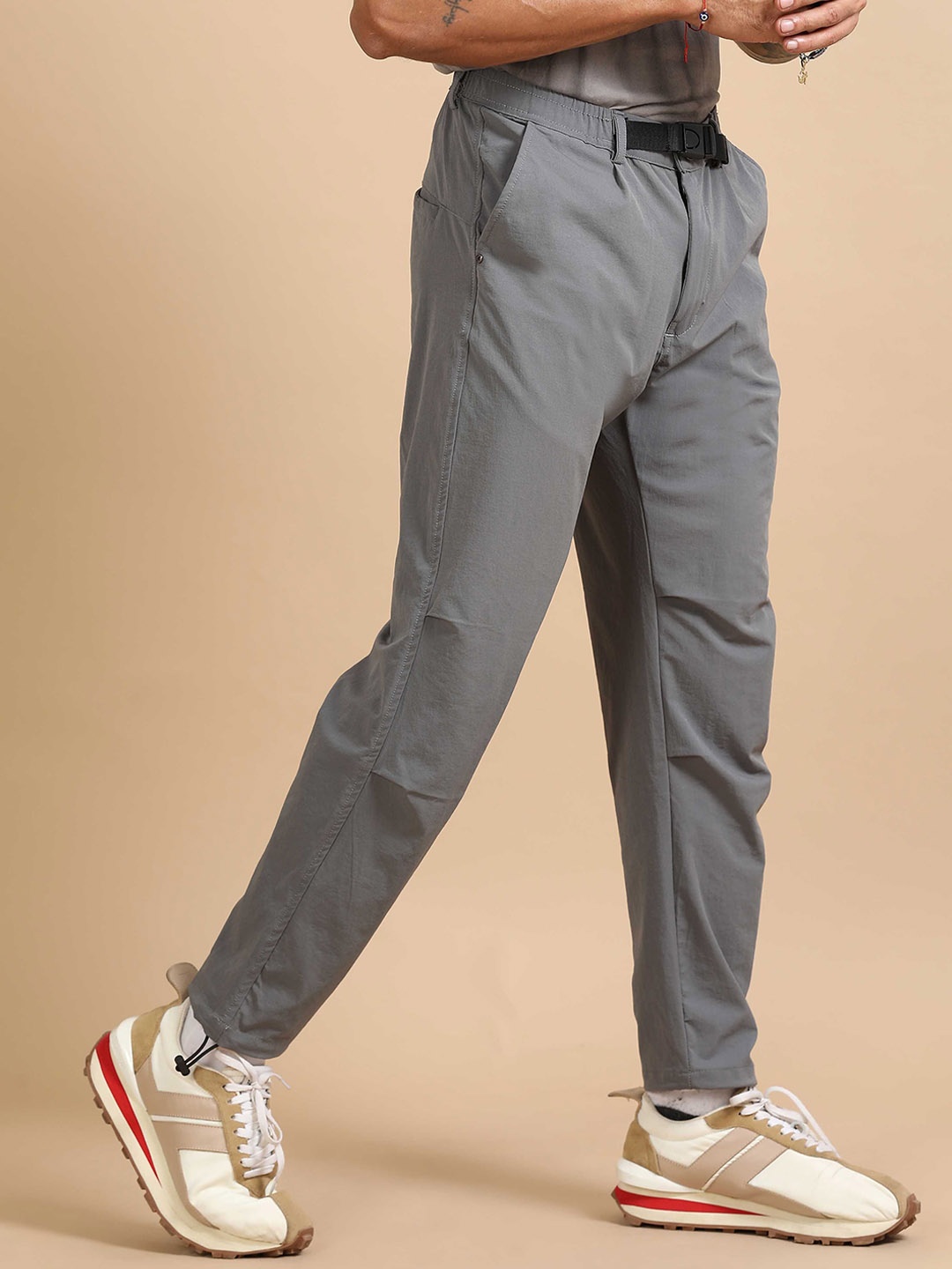 

Italian Colony Men ModernFlex Tailored Tapered Fit Joggers, Grey