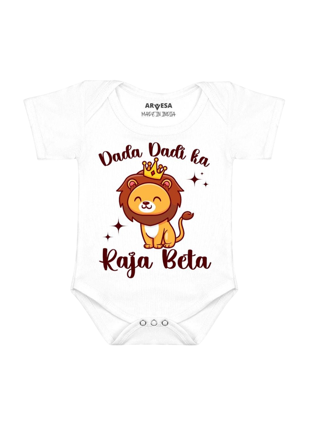 

Arvesa Kids Printed Romper, White