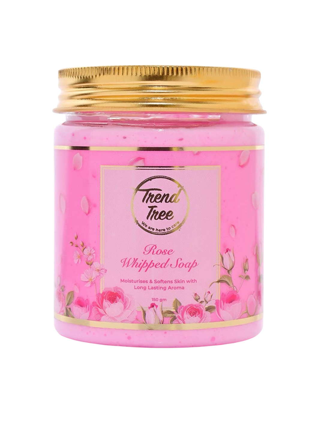 

TRENDTREE Rose Whipped Moisturises And Soften Skin Long Lasting Soap - 150 g, Pink
