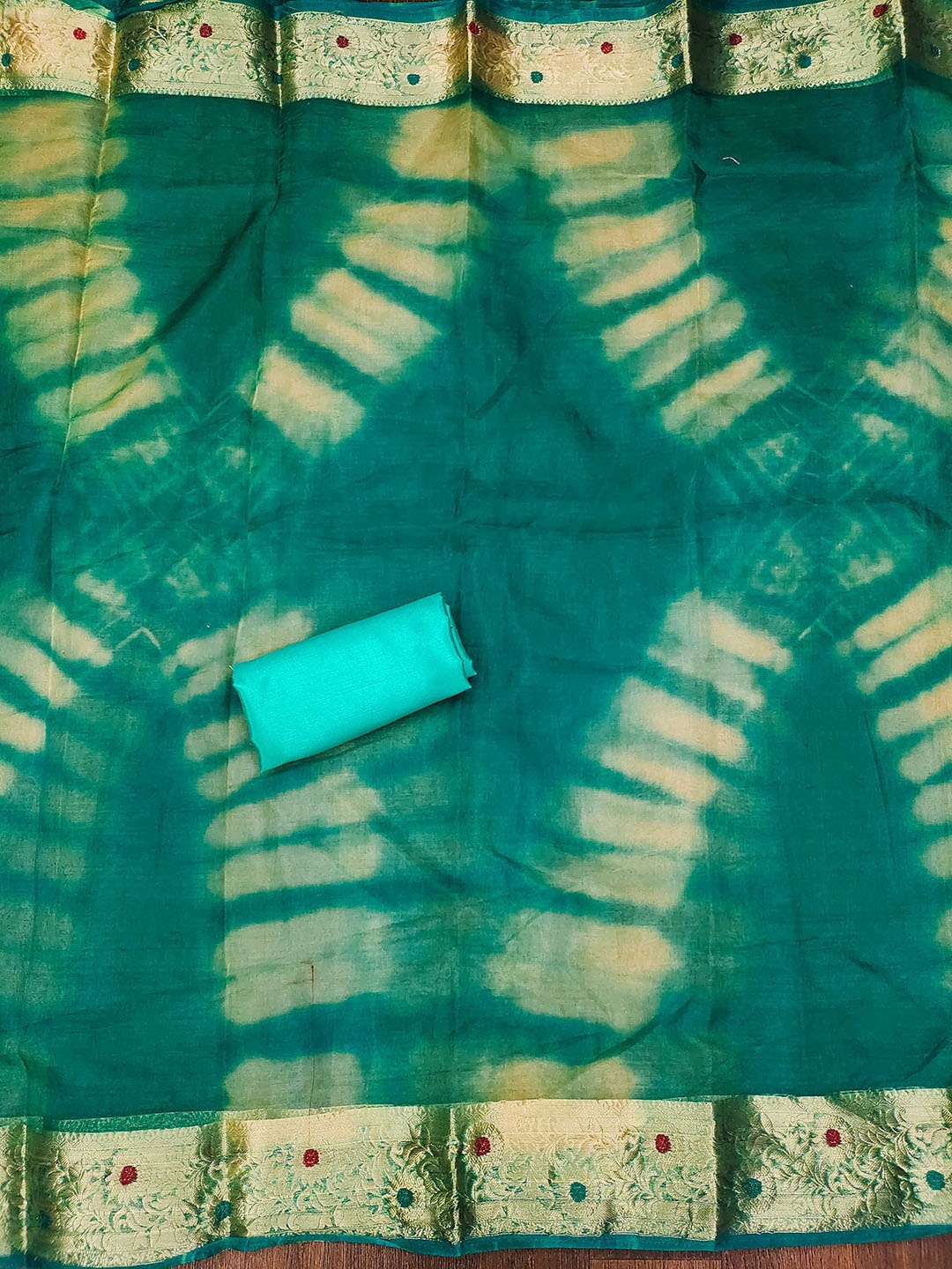 

SAINOOR Semi-Stitched Dress Material, Sea green