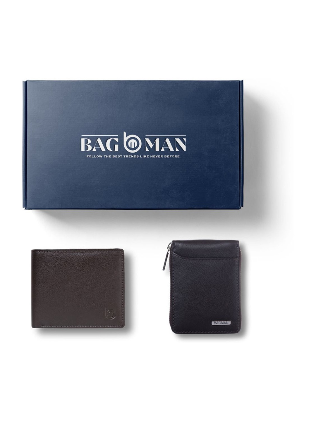 

BAGMAN Unisex Accessory Gift Set of, Brown