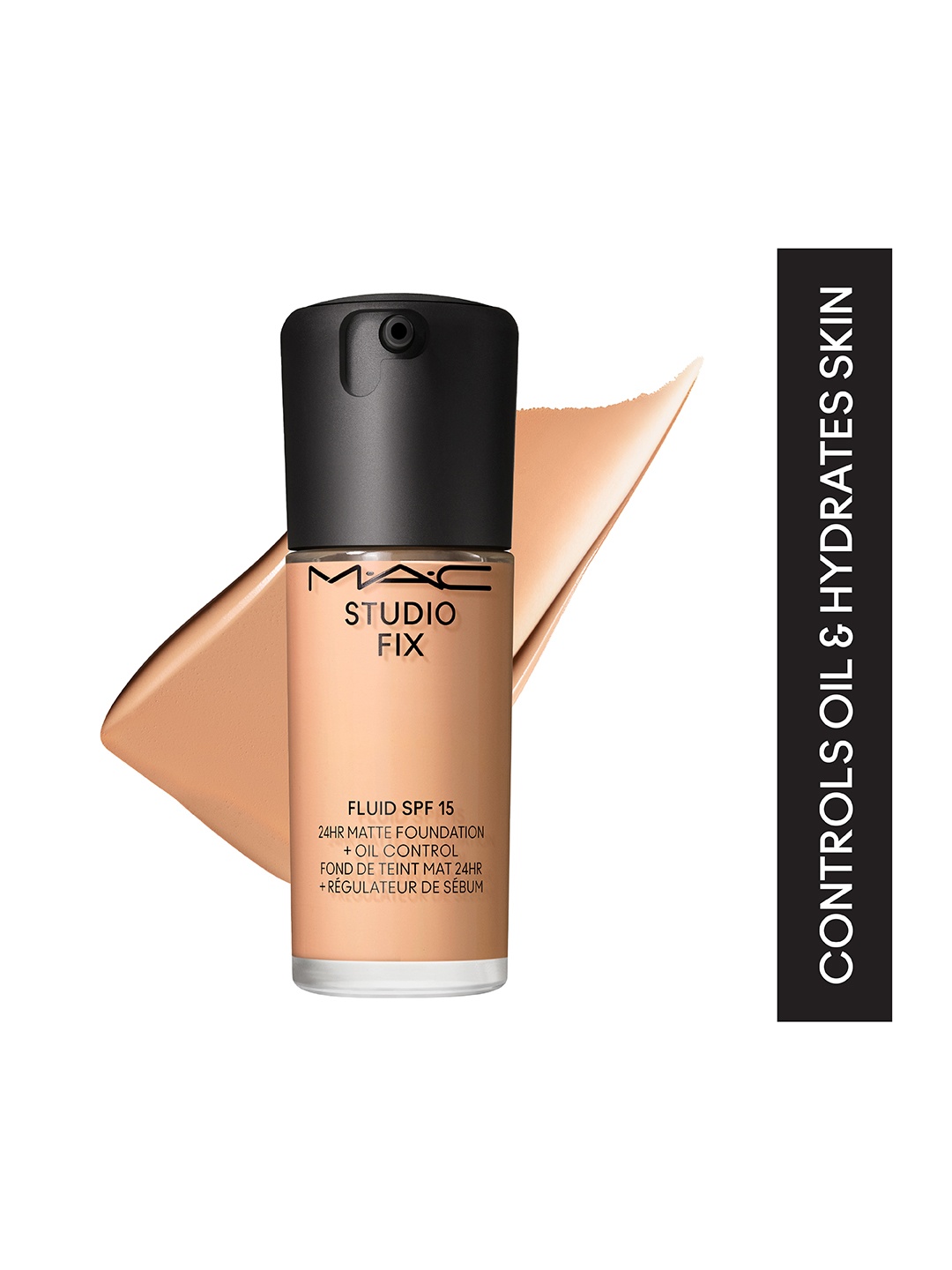 

M.A.C Studio Fix Fluid SPF 15 24Hr + Oil Control Matte Foundation 30 ml - Shade N6, Beige