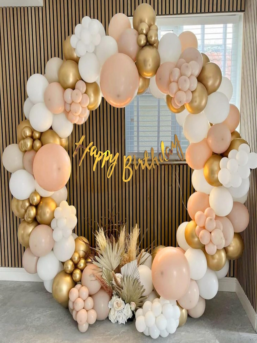 

Special You Set Of 43 Peach Coloured & White Festive Decors