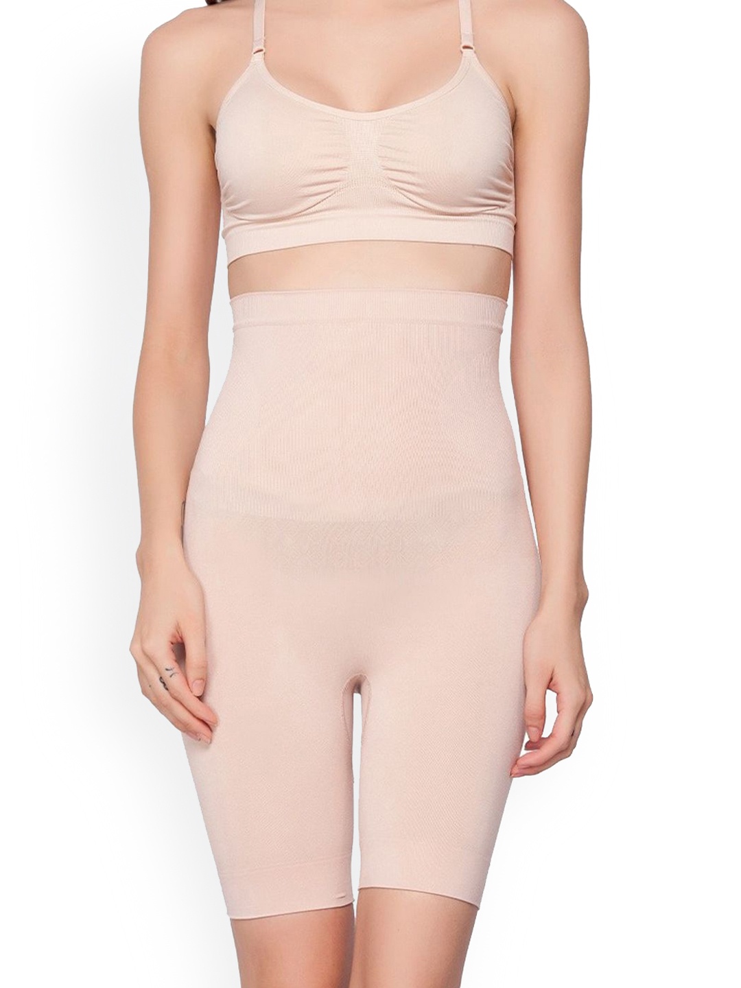 

Flamezia Mid-Rise Tummy & Thigh Shapewear, Beige