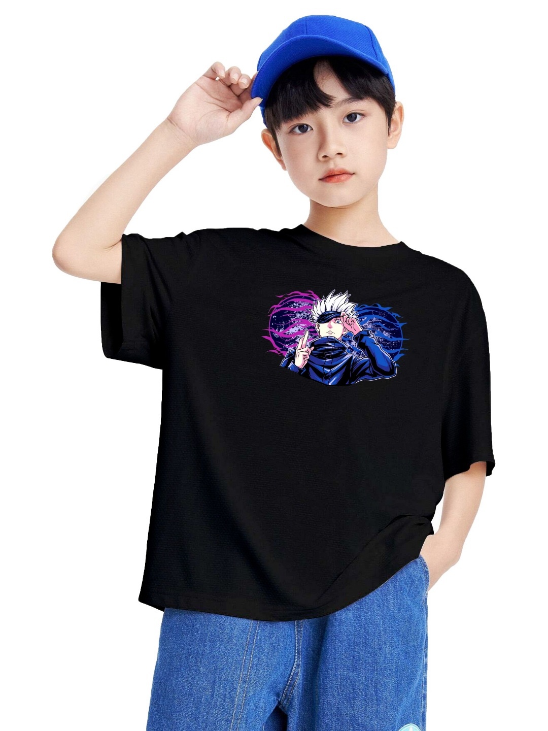 

MODARUE Boys Printed T-shirt, Black