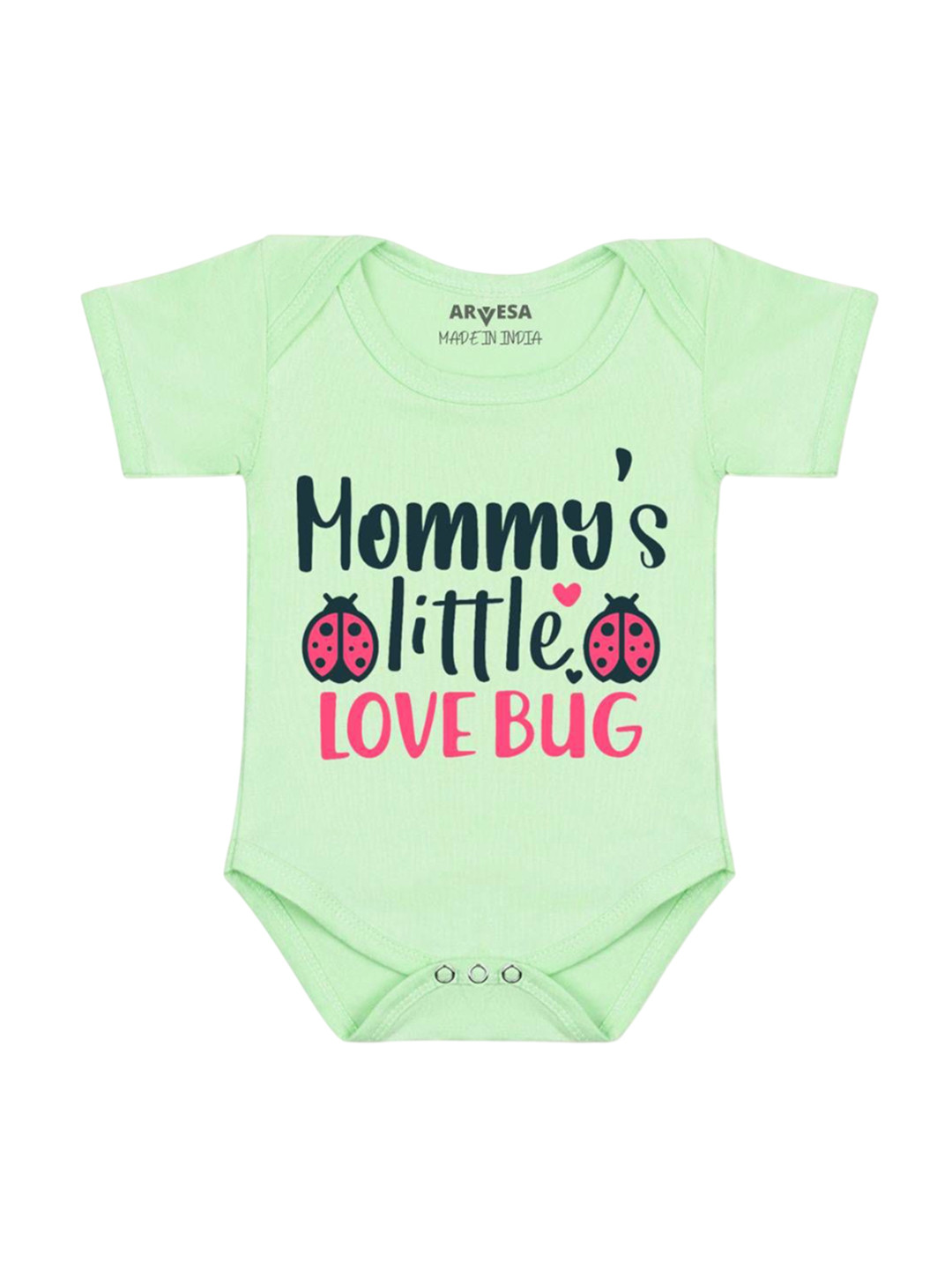 

Arvesa Kids Printed Romper, Green