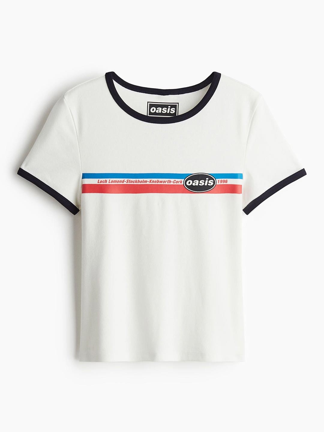 

H&M Printed T-shirt, White