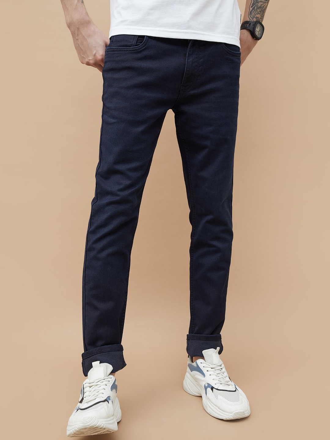 

Fame Forever by Lifestyle Men Skinny Fit Jeans, Blue