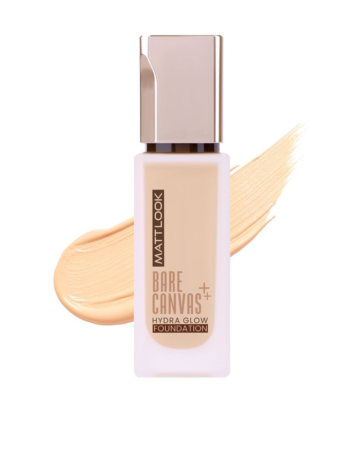 

MATTLOOK Bare Canvas Hydra Glow Foundation With Jojoba & Olive Seed - 30 ml - Peach Glow