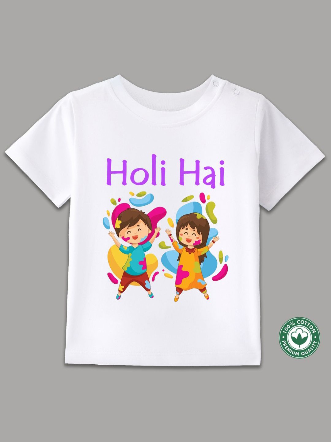 

BLUSHES Kids Printed T-shirt, White