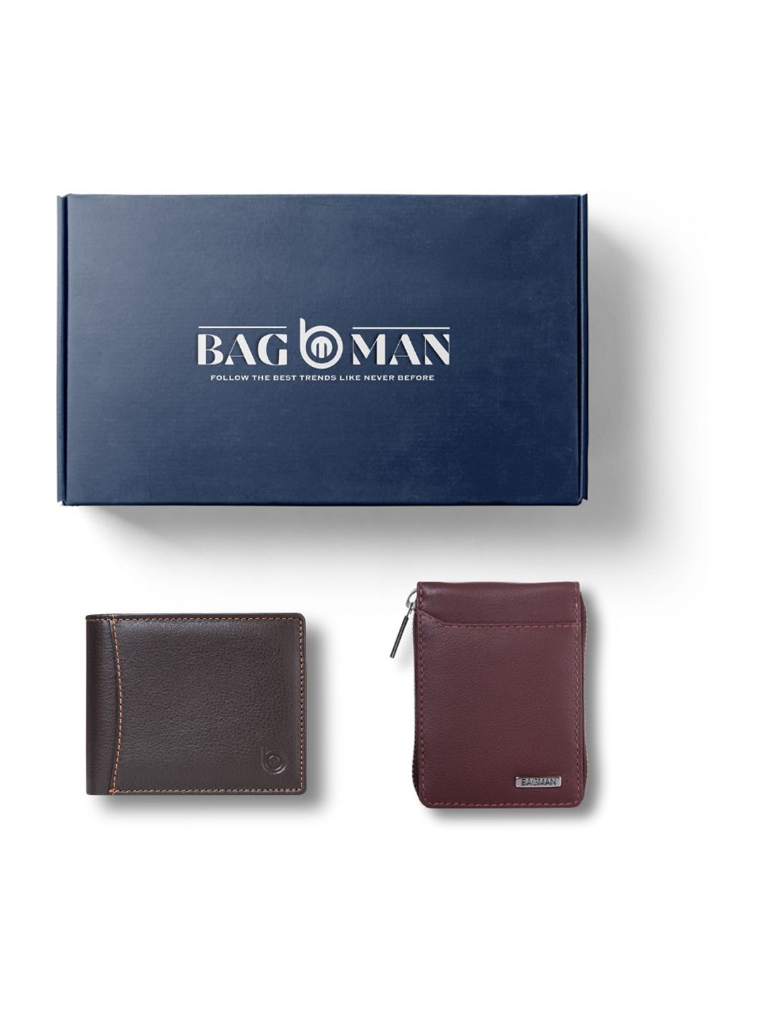 

BAGMAN Unisex Accessory Gift Set of, Brown