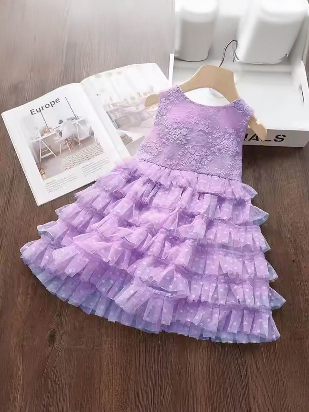 

Xsole Fit & Flare Dress, Purple