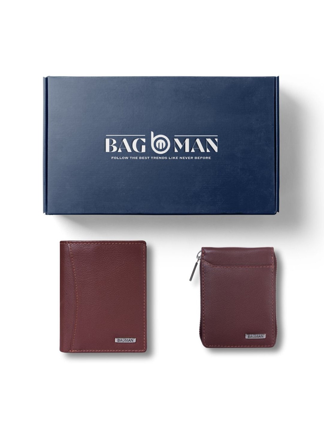 

BAGMAN Unisex Accessory Gift Set of, Navy blue